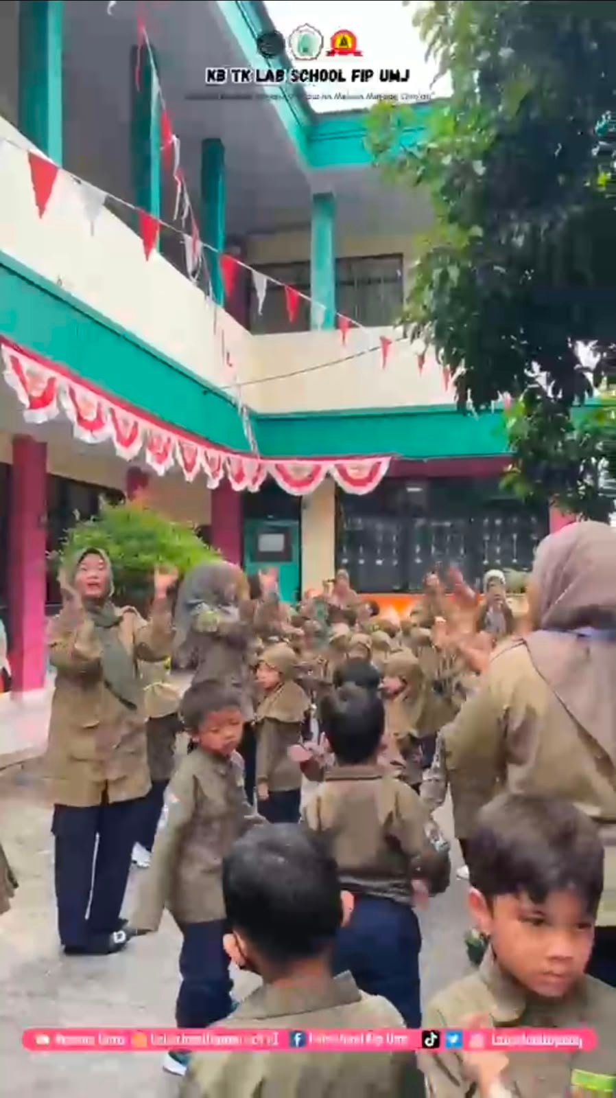 Tanamkan Karakter Islami Sejak Dini, KB TK Lab School FIP UMJ Gelar Kegiatan Tunas Athfal Hizbul Wathan